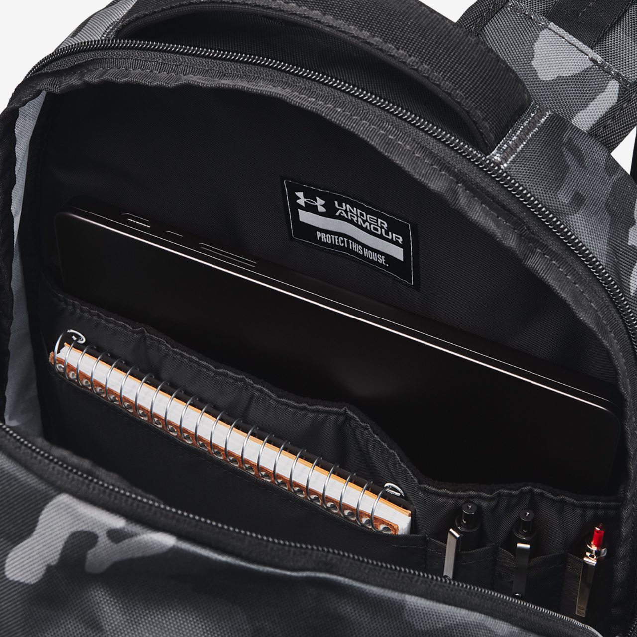 Under Armour Hustle 6.0 Pro Backpack Image 3 of 5. Tap to open photo gallery.