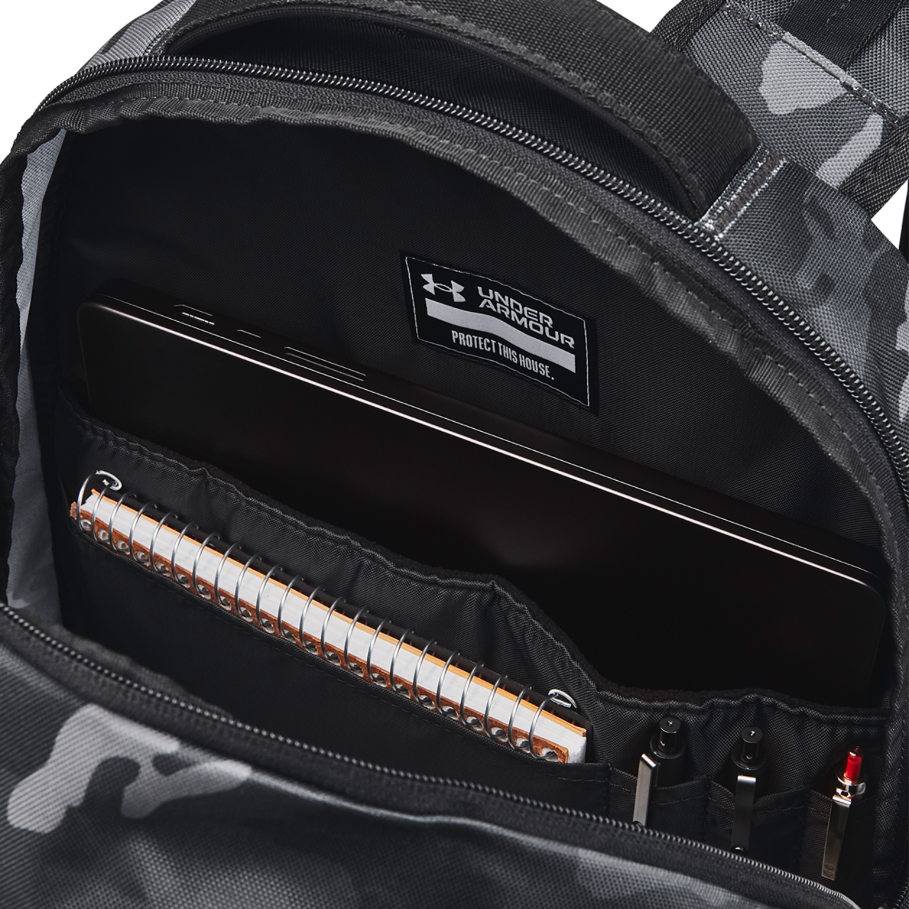 Under Armour Hustle 6.0 Pro Backpack Image 3 of 5. Tap to open photo gallery.
