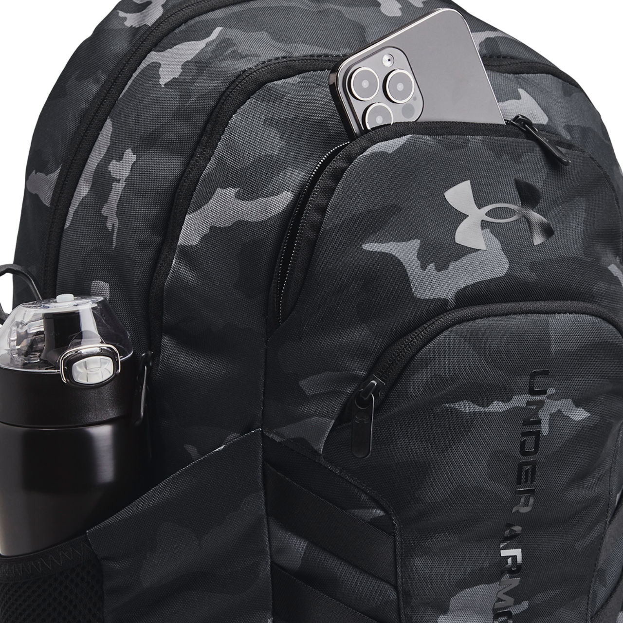 Under Armour Hustle 6.0 Pro Backpack Image 4 of 5. Tap to open photo gallery.