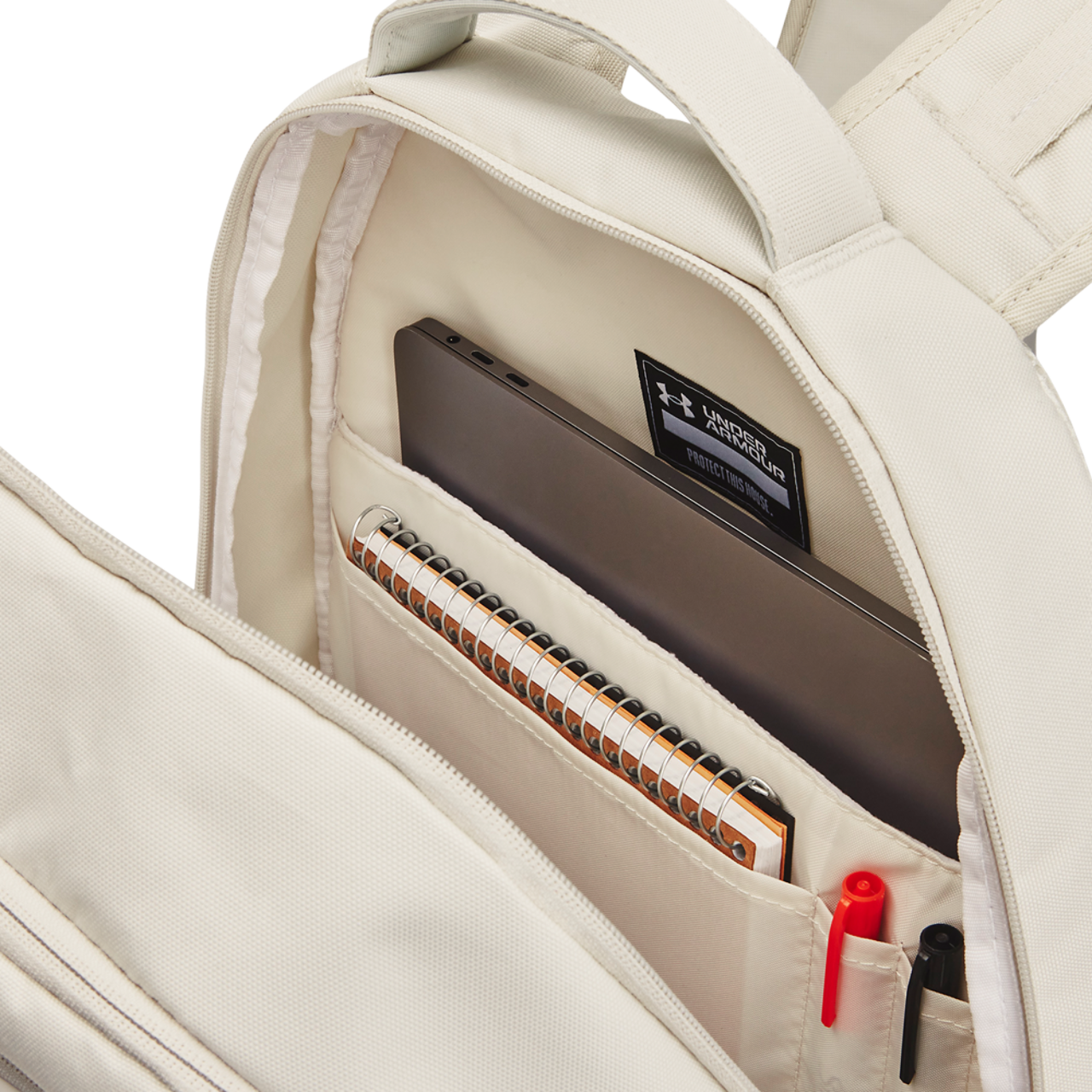 Under Armour Hustle 6.0 Pro Backpack Image 3 of 6. Tap to open photo gallery.