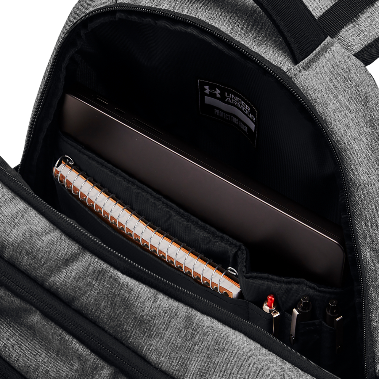 Under Armour Hustle 6.0 Backpack Image 5 of 5. Tap to open photo gallery.