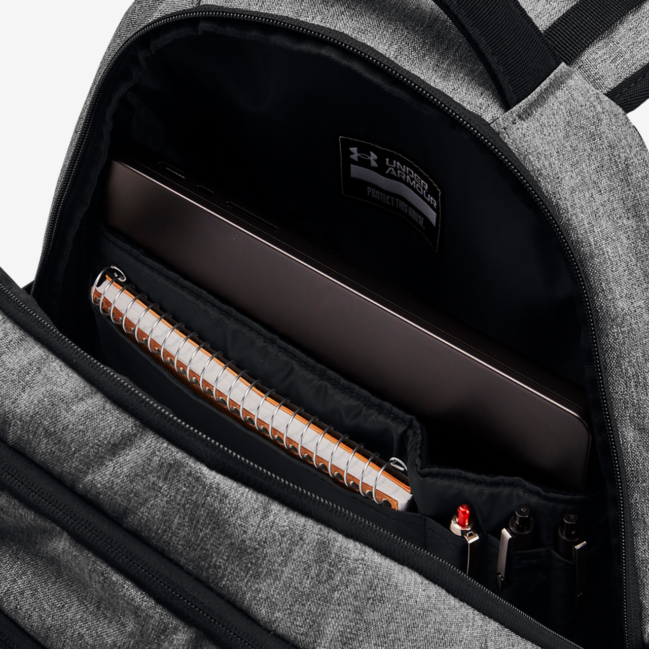 Under Armour Hustle 6.0 Backpack Image 5 of 5. Tap to open photo gallery.