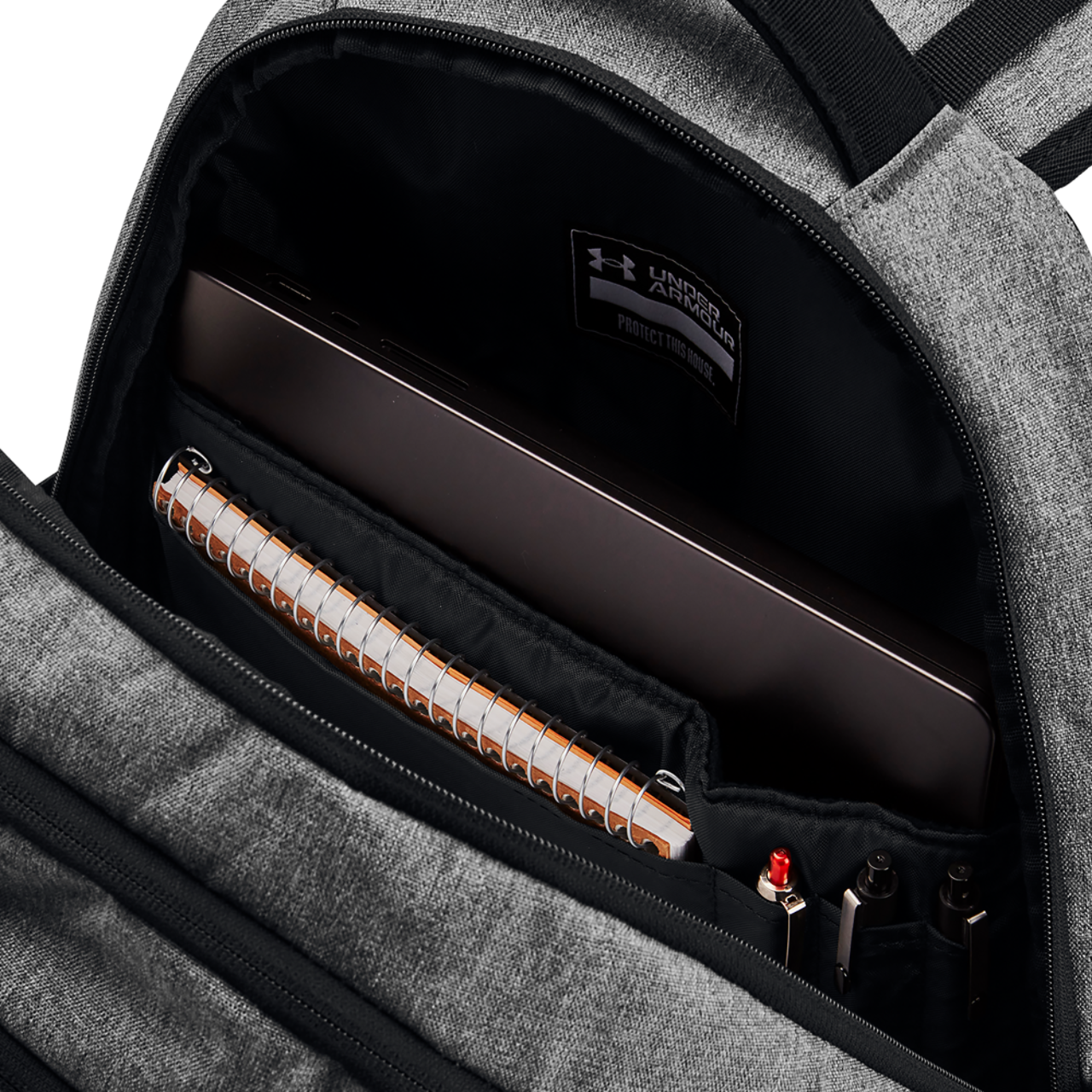 Under Armour Hustle 6.0 Backpack Image 5 of 5. Tap to open photo gallery.