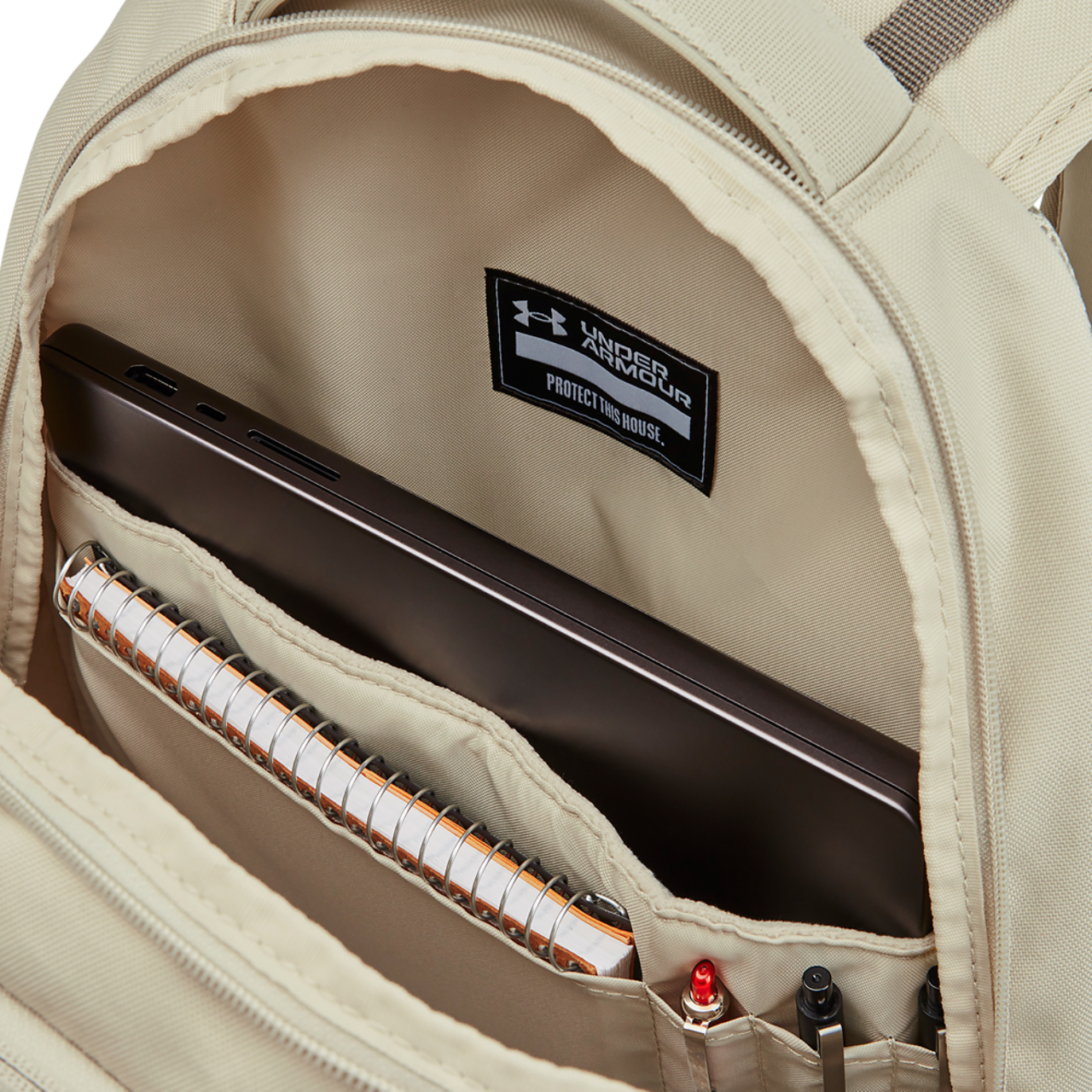 Under Armour Hustle 6.0 Backpack Image 5 of 5. Tap to open photo gallery.