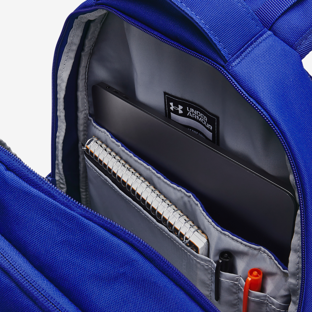 Under Armour Hustle 6.0 Backpack Image 5 of 5. Tap to open photo gallery.