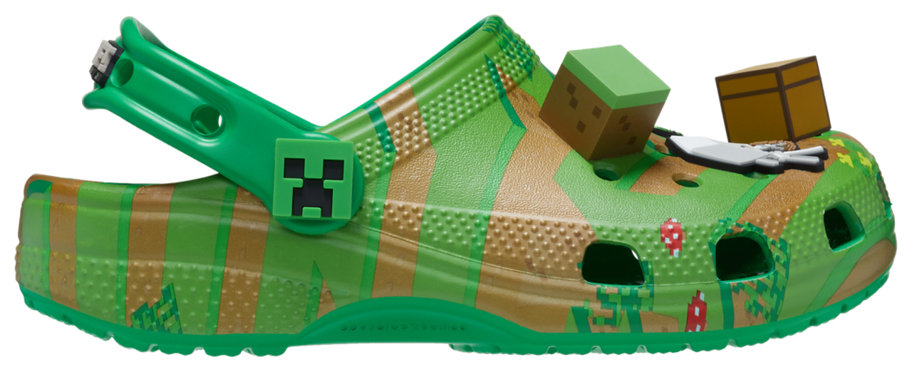 Crocs Classic Minecraft Clogs Image 1 of 4. Tap to open photo gallery.