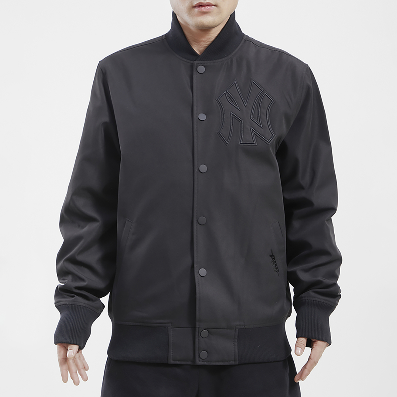 Pro Standard Yankees Neutral Twill Jacket Image 1 of 4. Tap to open photo gallery.