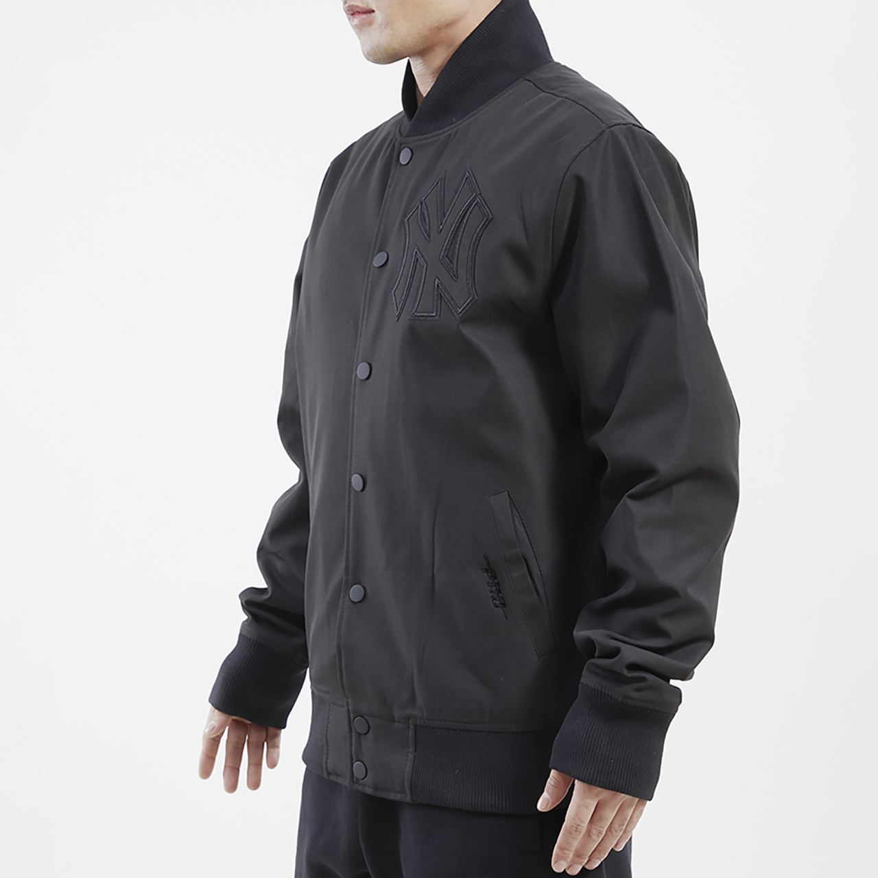 Pro Standard Yankees Neutral Twill Jacket Image 4 of 4. Tap to open photo gallery.