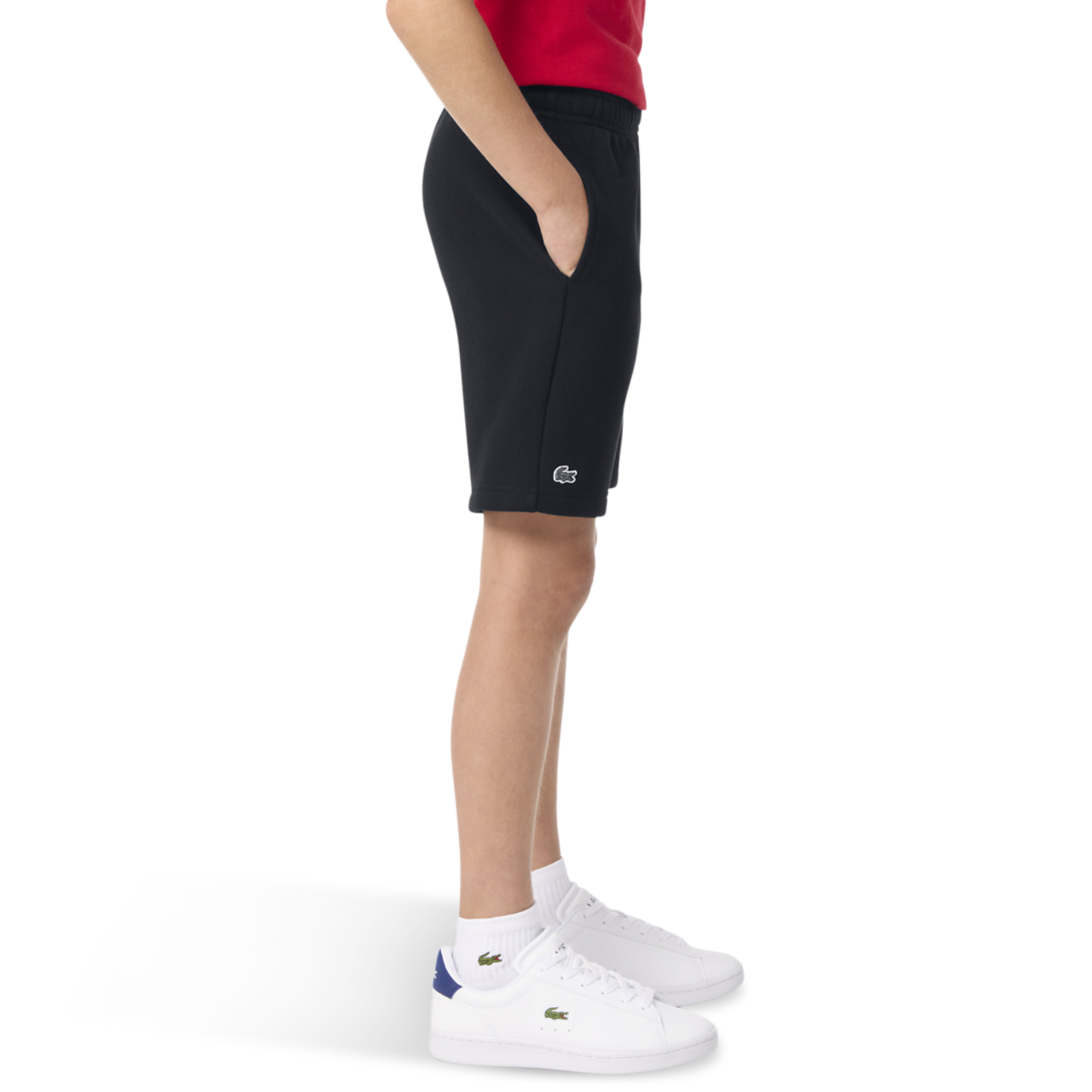 Lacoste Core Fleece Short  Image 3 of 8. Tap to open photo gallery.