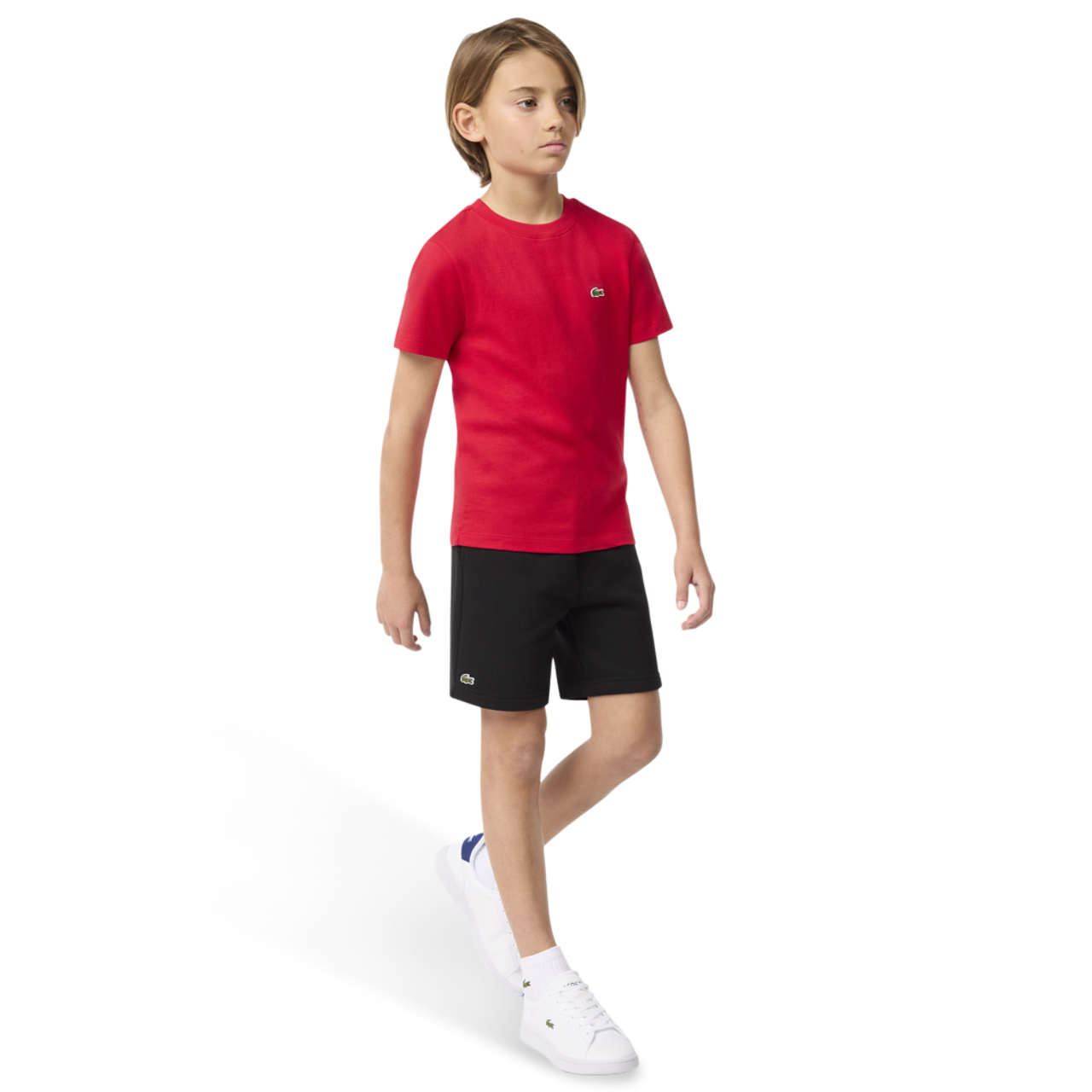 Lacoste Core Fleece Short  Image 4 of 8. Tap to open photo gallery.
