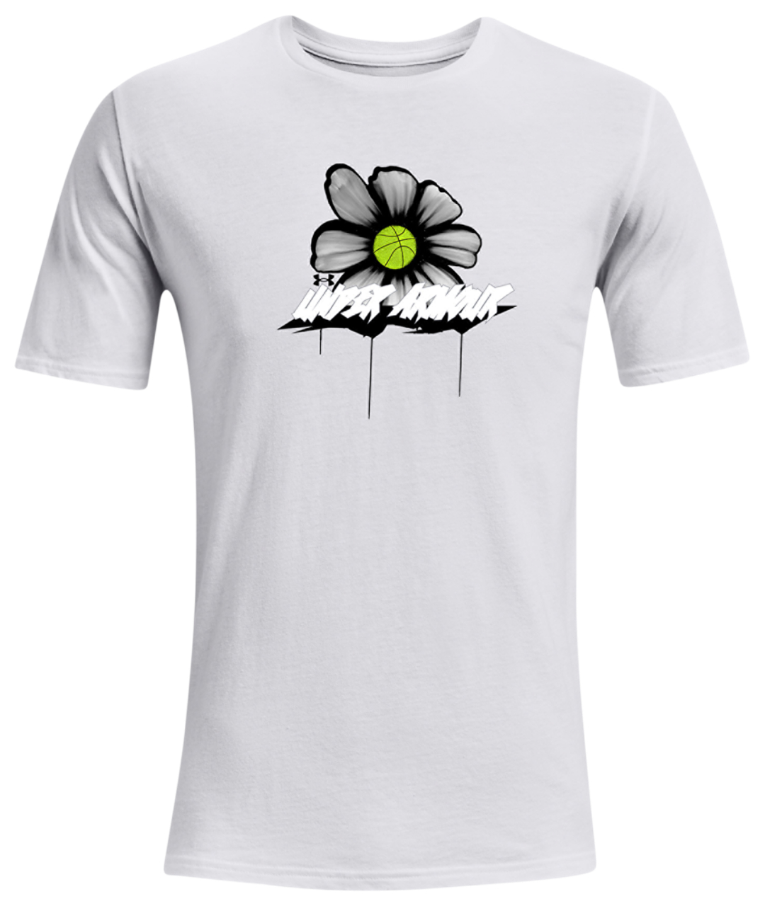 Under Armour Flower Photo Short Sleeve T-Shirt Image 2 of 3. Tap to open photo gallery.