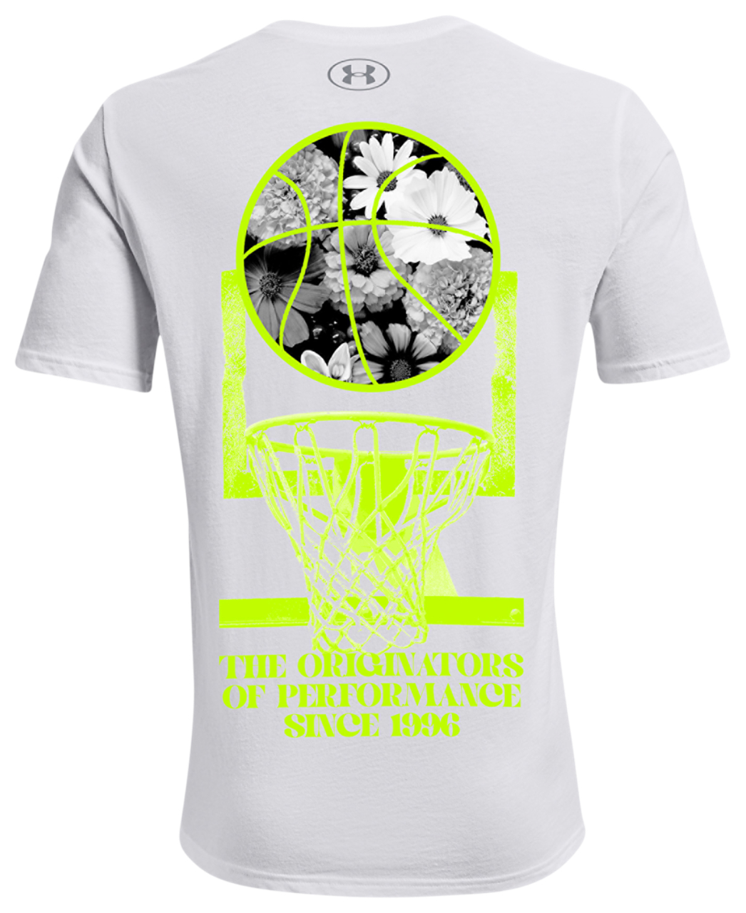 Under Armour Flower Photo Short Sleeve T-Shirt Image 3 of 3. Tap to open photo gallery.