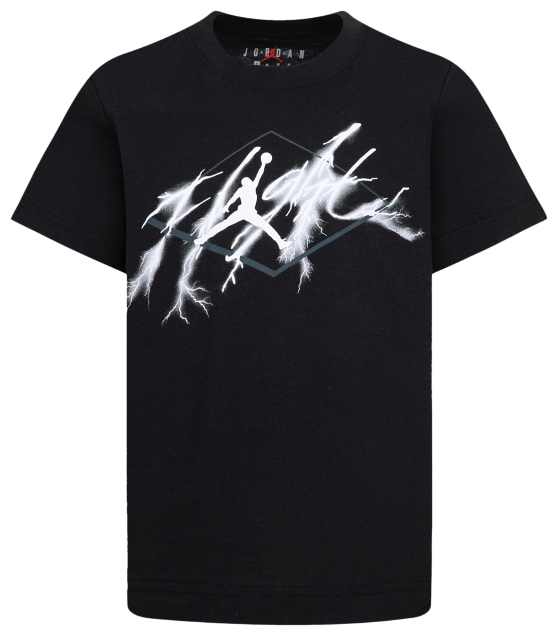 Jordan AJ4 Flight Lightning S/S T-Shirt Image 1 of 3. Tap to open photo gallery.