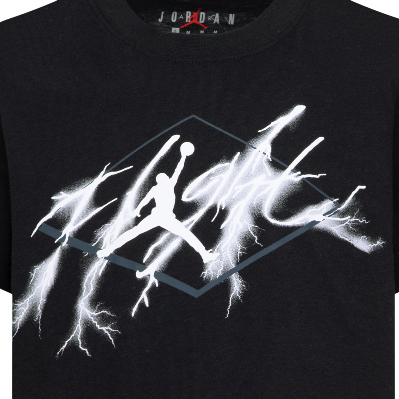 Jordan AJ4 Flight Lightning S/S T-Shirt Image 3 of 3. Tap to open photo gallery.