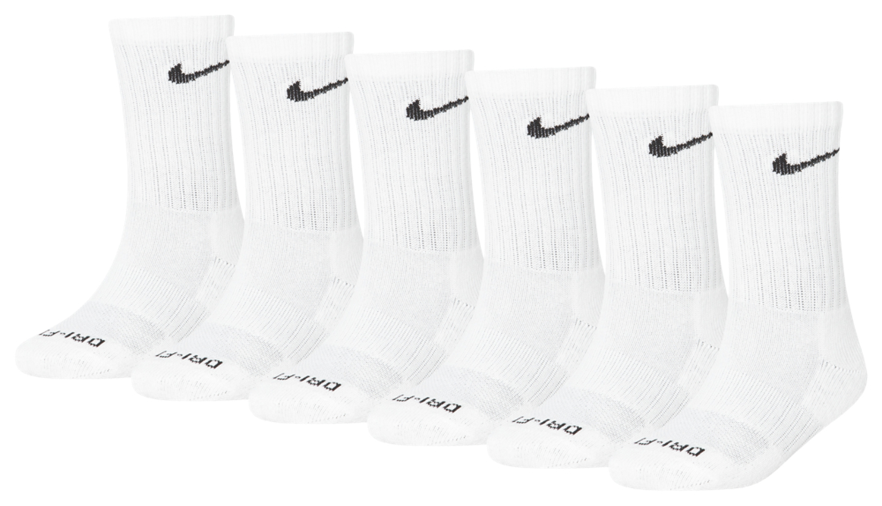 Nike 6 Pack Crew Socks  Image 1 of 2. Tap to open photo gallery.