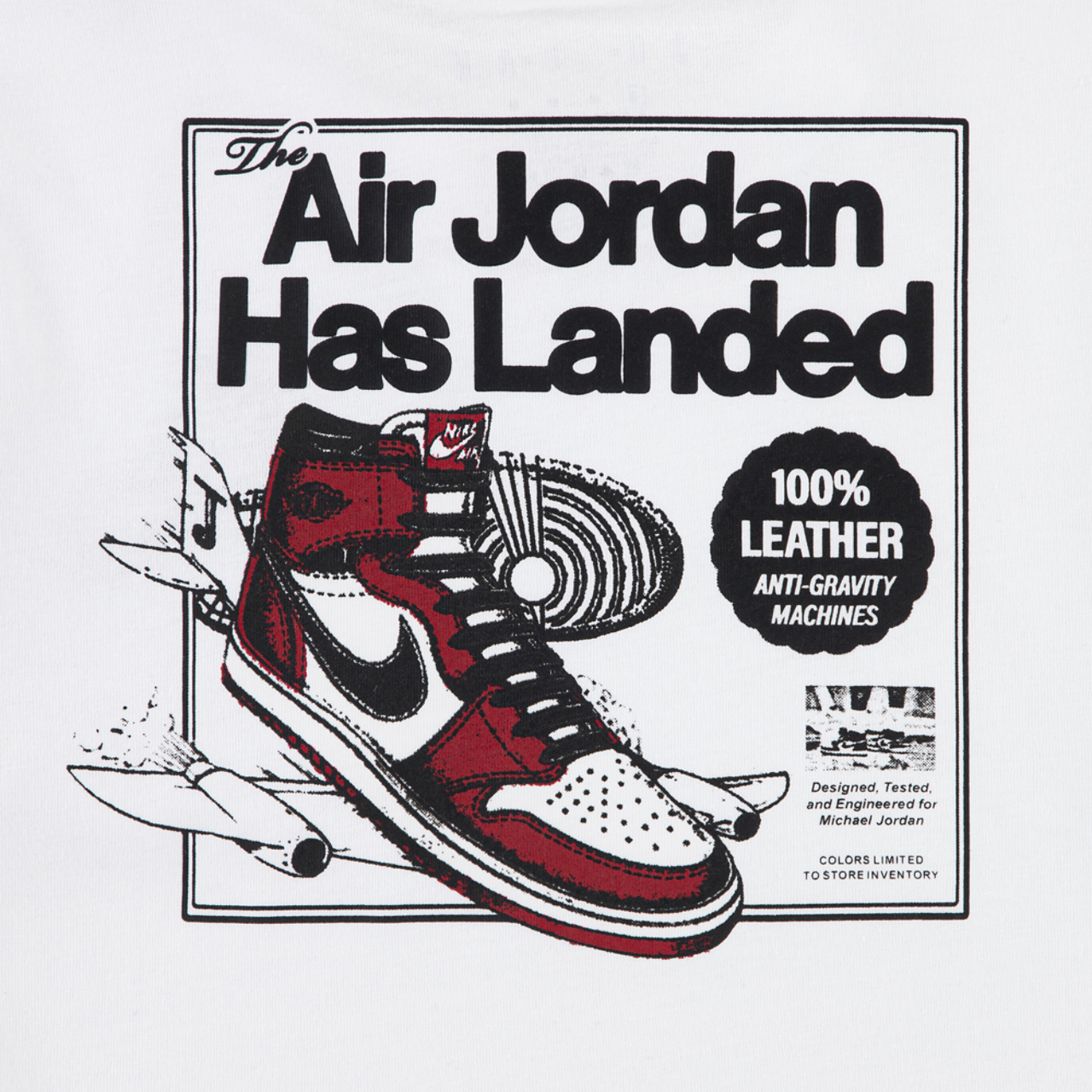 Jordan Has Landed Short Sleeve T-Shirt Image 4 of 4. Tap to open photo gallery.