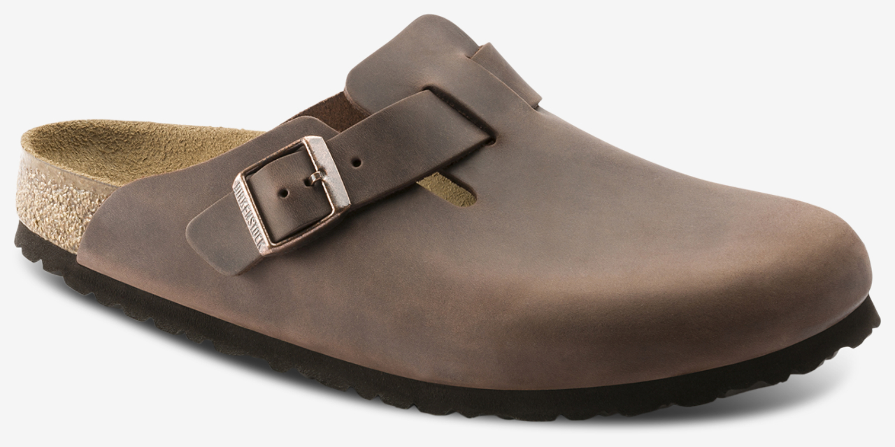 Birkenstock Boston Clogs Oiled Leather Image 1 of 5. Tap to open photo gallery.