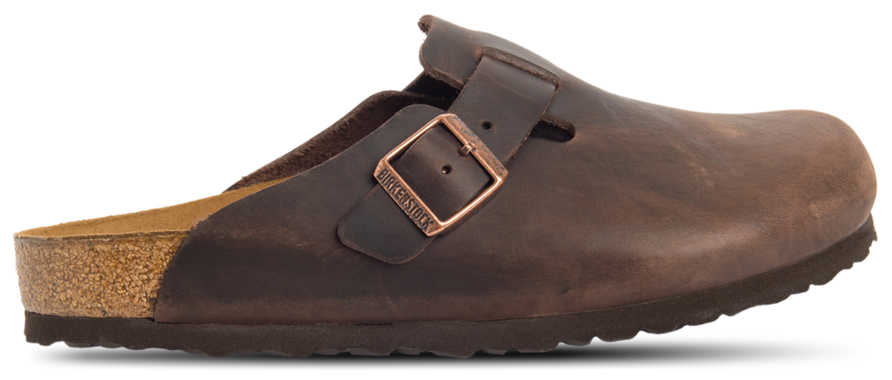 Birkenstock Boston Clogs Oiled Leather Image 2 of 5. Tap to open photo gallery.