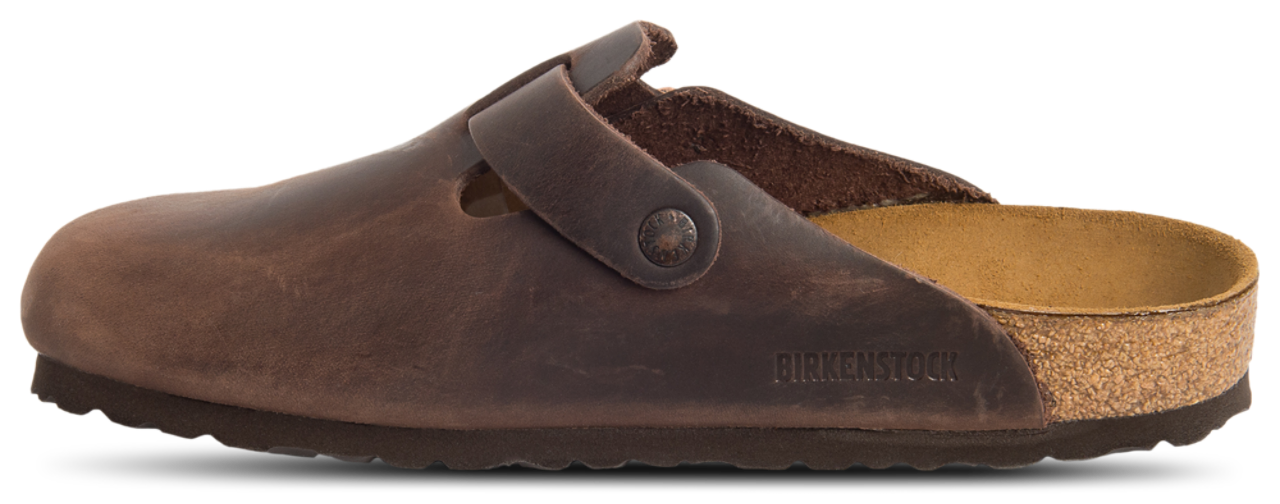Birkenstock Boston Clogs Oiled Leather Image 3 of 5. Tap to open photo gallery.