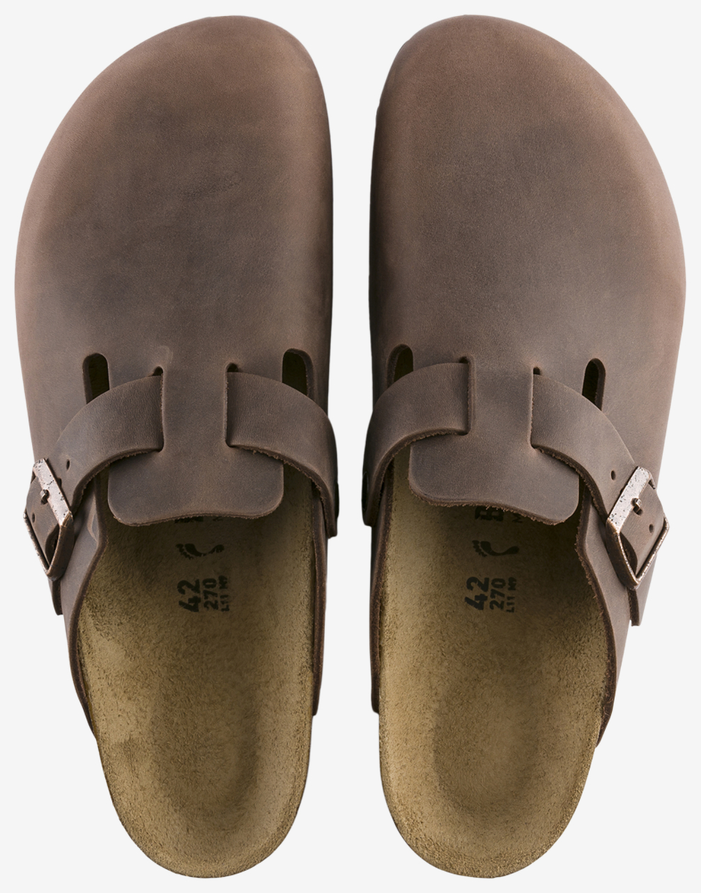 Birkenstock Boston Clogs Oiled Leather Image 4 of 5. Tap to open photo gallery.