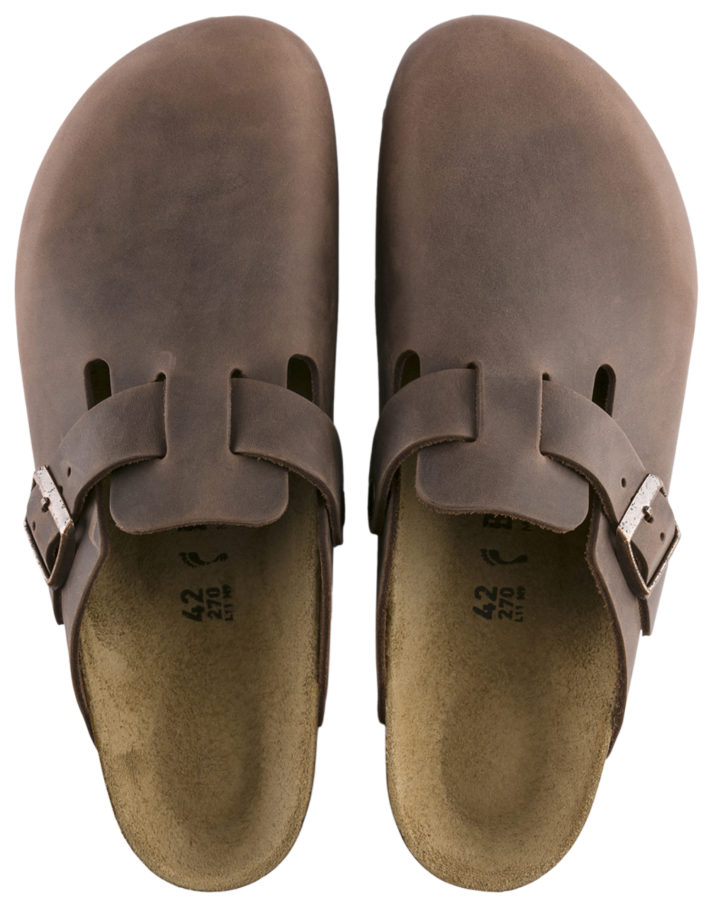 Birkenstock Boston Clogs Oiled Leather Image 4 of 5. Tap to open photo gallery.