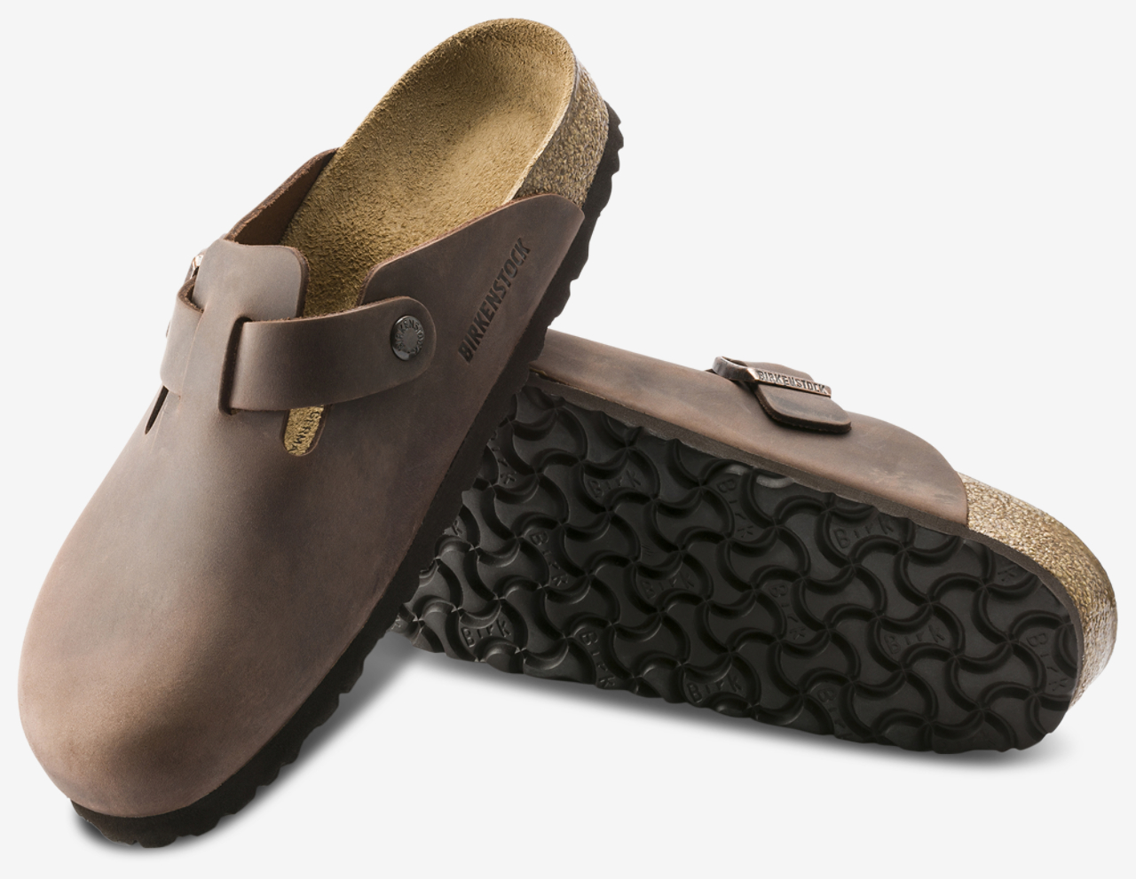 Birkenstock Boston Clogs Oiled Leather Image 5 of 5. Tap to open photo gallery.