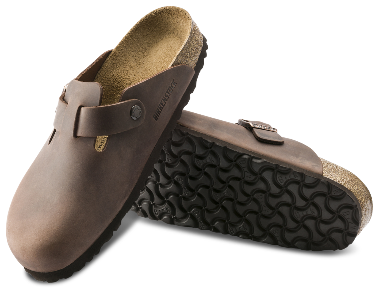 Birkenstock Boston Clogs Oiled Leather Image 5 of 5. Tap to open photo gallery.