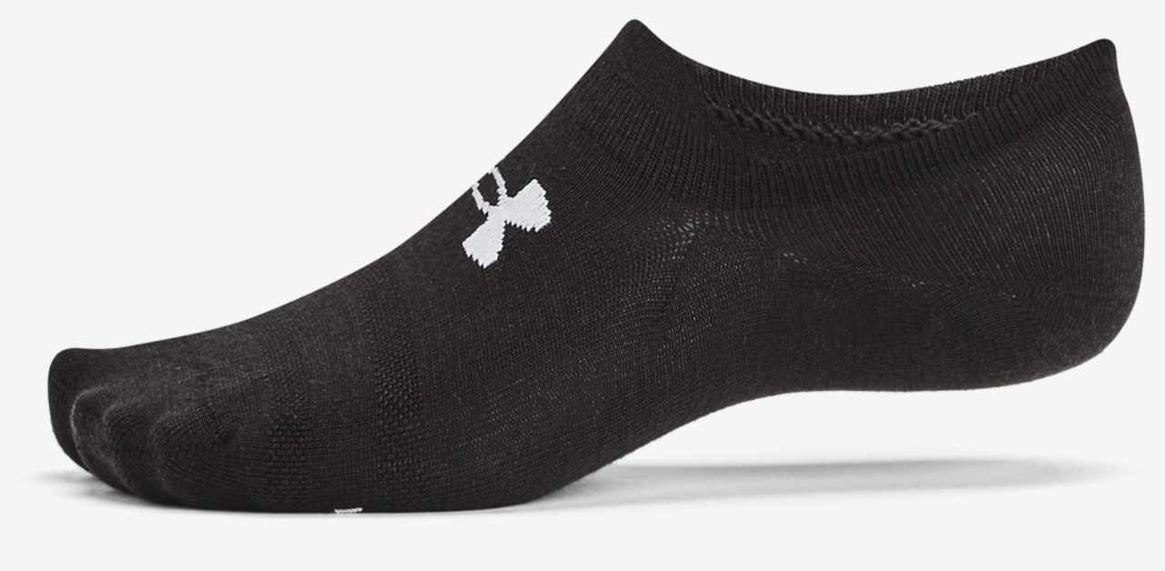 Under Armour Essential 6 Pack Ultra Low Socks Image 4 of 4. Tap to open photo gallery.