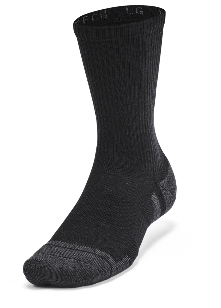 Under Armour Perf Tech 6 Pack Crew Socks Image 3 of 4. Tap to open photo gallery.