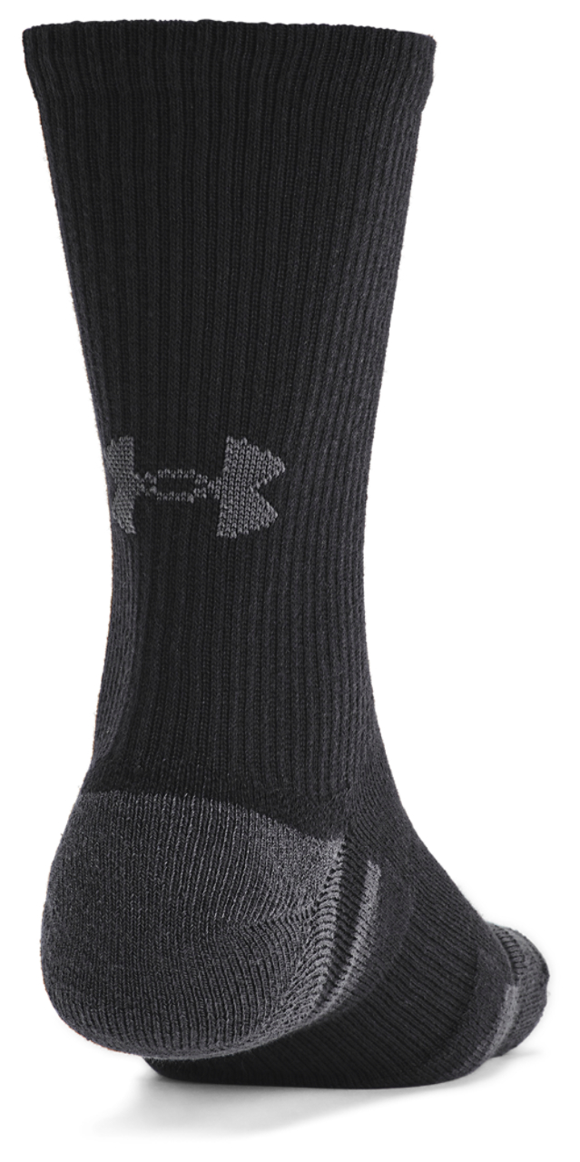 Under Armour Perf Tech 6 Pack Crew Socks Image 4 of 4. Tap to open photo gallery.