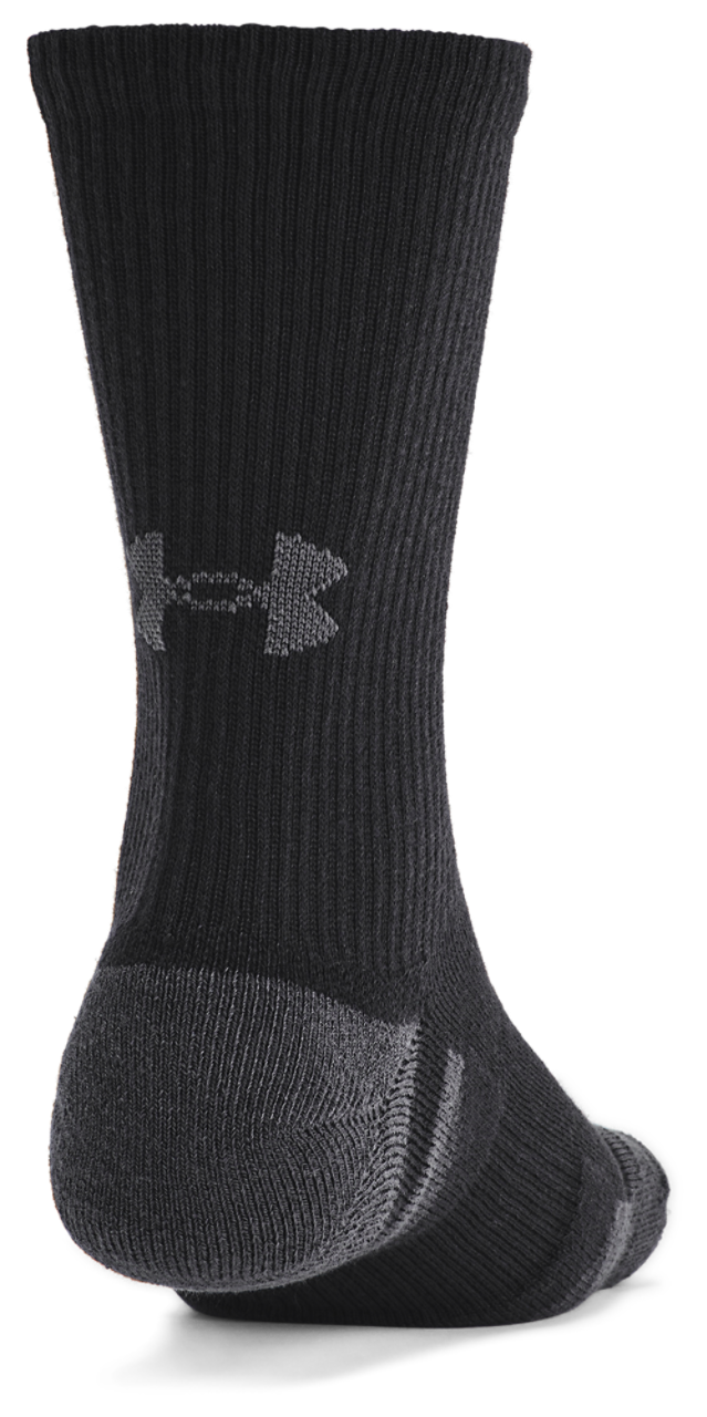 Under Armour Perf Tech 6 Pack Crew Socks Image 4 of 4. Tap to open photo gallery.