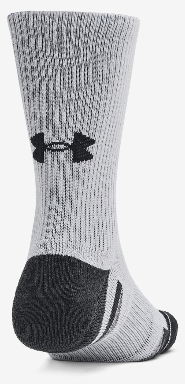 Under Armour Perf Tech 6 Pack Crew Socks Image 3 of 4. Tap to open photo gallery.