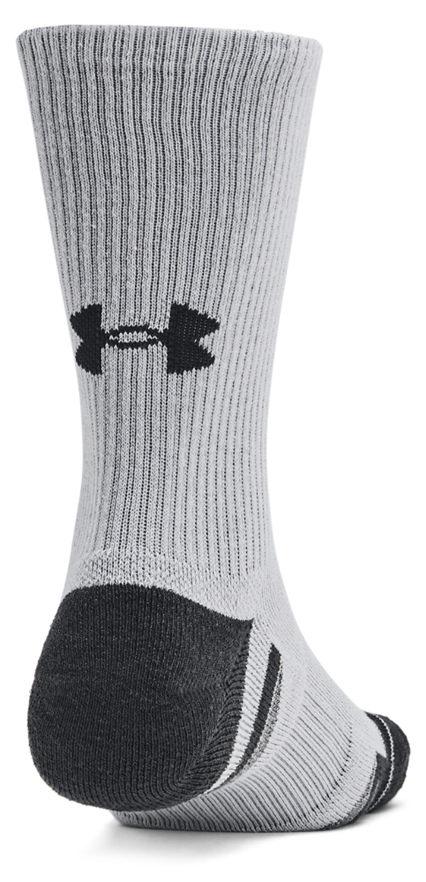 Under Armour Perf Tech 6 Pack Crew Socks Image 3 of 4. Tap to open photo gallery.