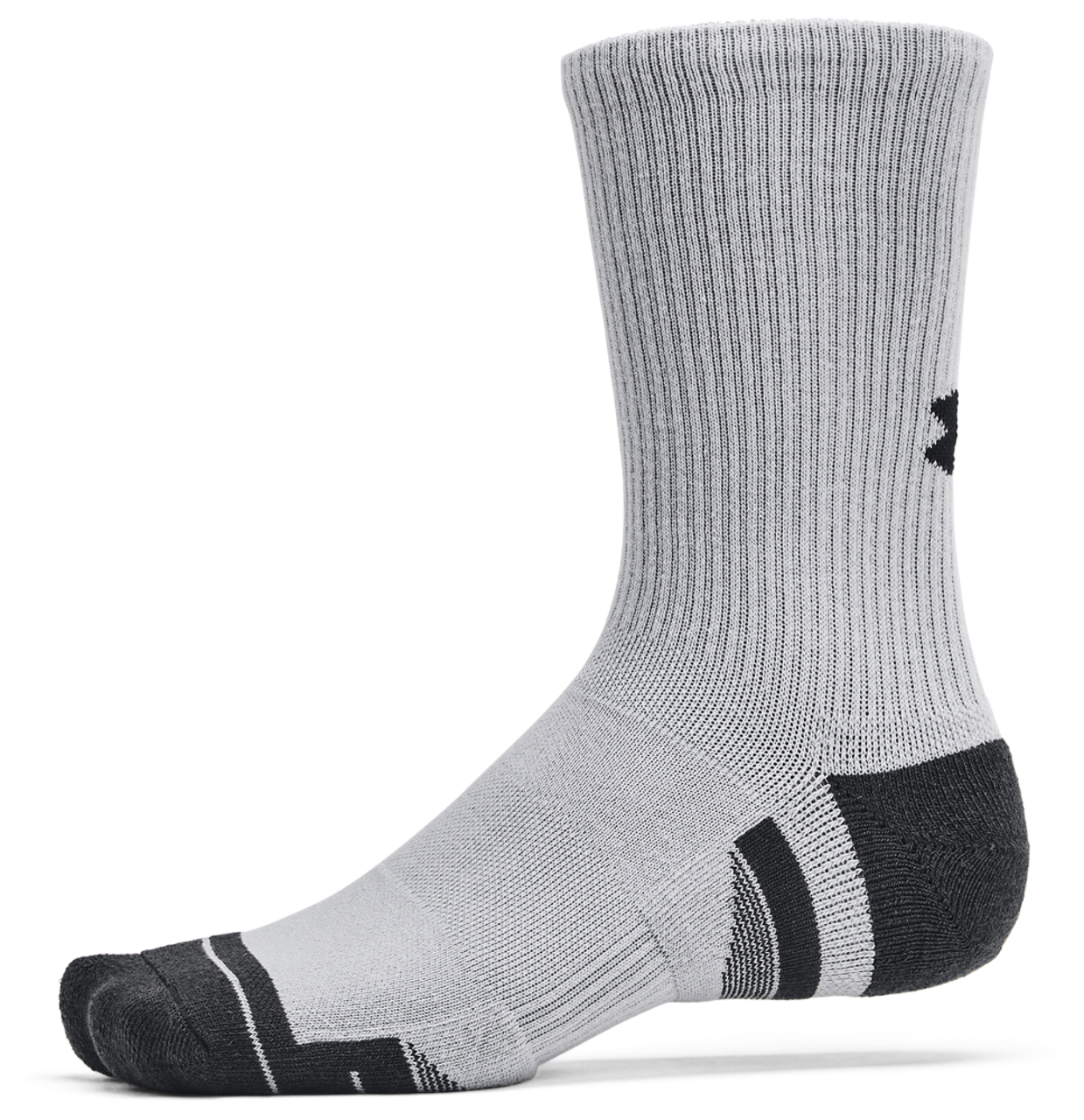 Under Armour Perf Tech 6 Pack Crew Socks Image 4 of 4. Tap to open photo gallery.