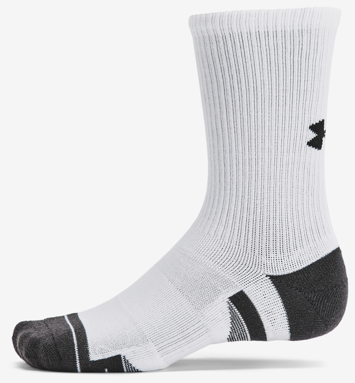 Under Armour Perf Tech 6 Pack Crew Socks Image 2 of 4. Tap to open photo gallery.