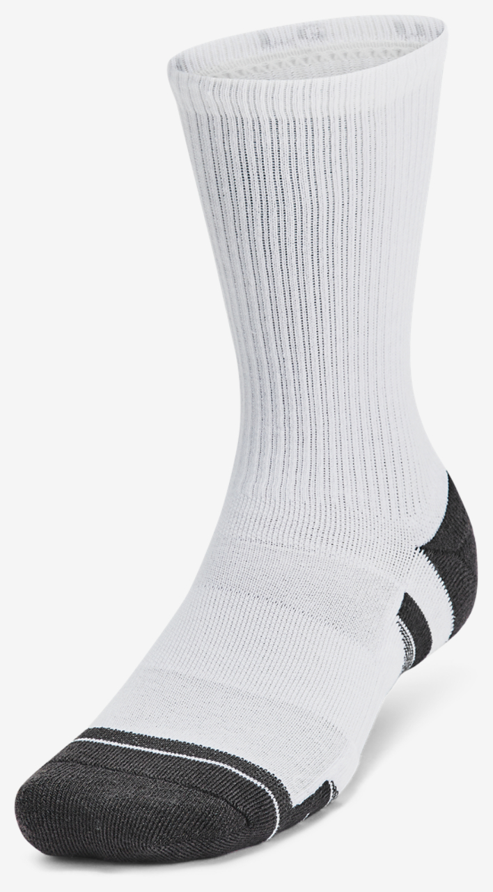Under Armour Perf Tech 6 Pack Crew Socks Image 3 of 4. Tap to open photo gallery.