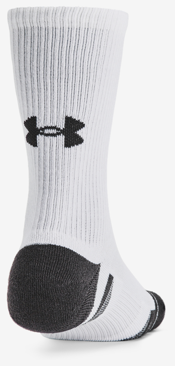 Under Armour Perf Tech 6 Pack Crew Socks Image 4 of 4. Tap to open photo gallery.