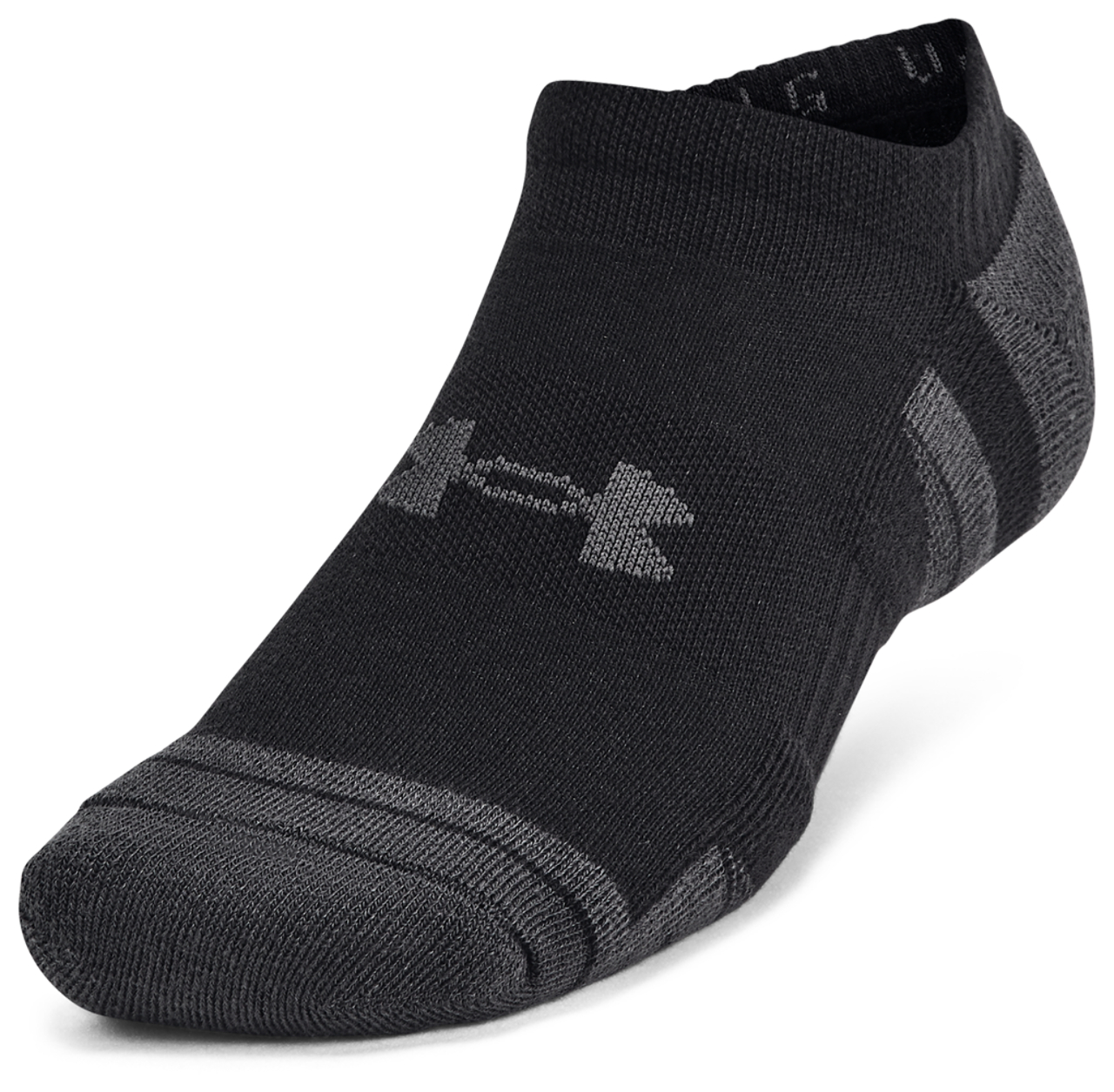 Under Armour Perf Tech 6 Pack No Show Socks Image 3 of 4. Tap to open photo gallery.