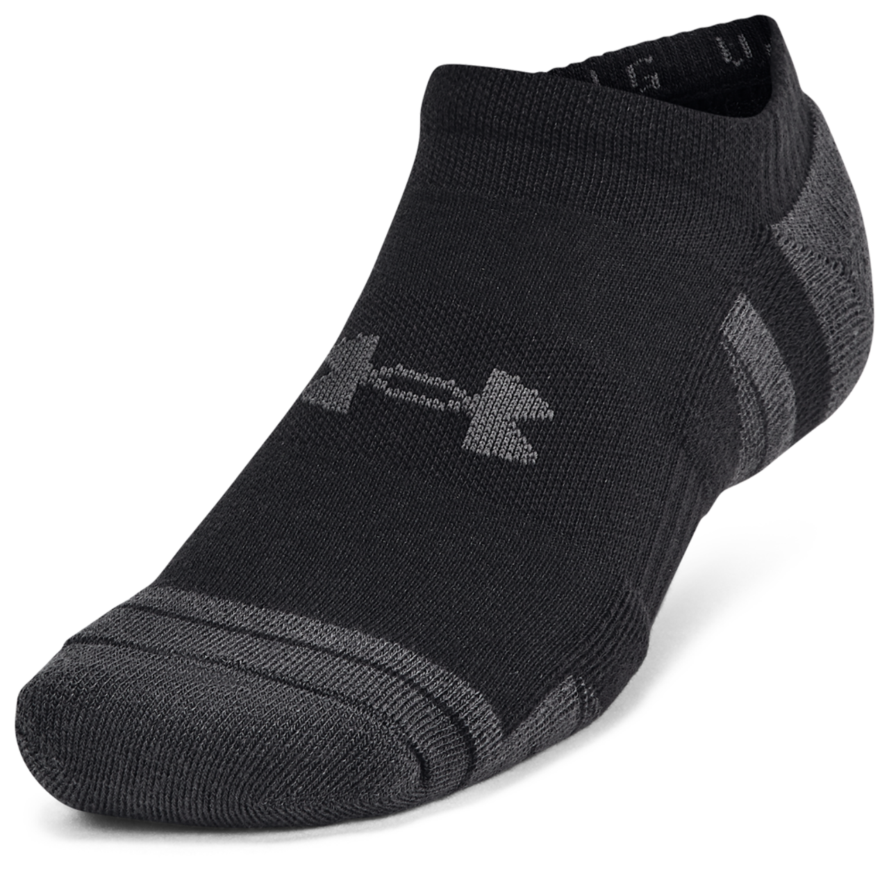 Under Armour Perf Tech 6 Pack No Show Socks Image 3 of 4. Tap to open photo gallery.