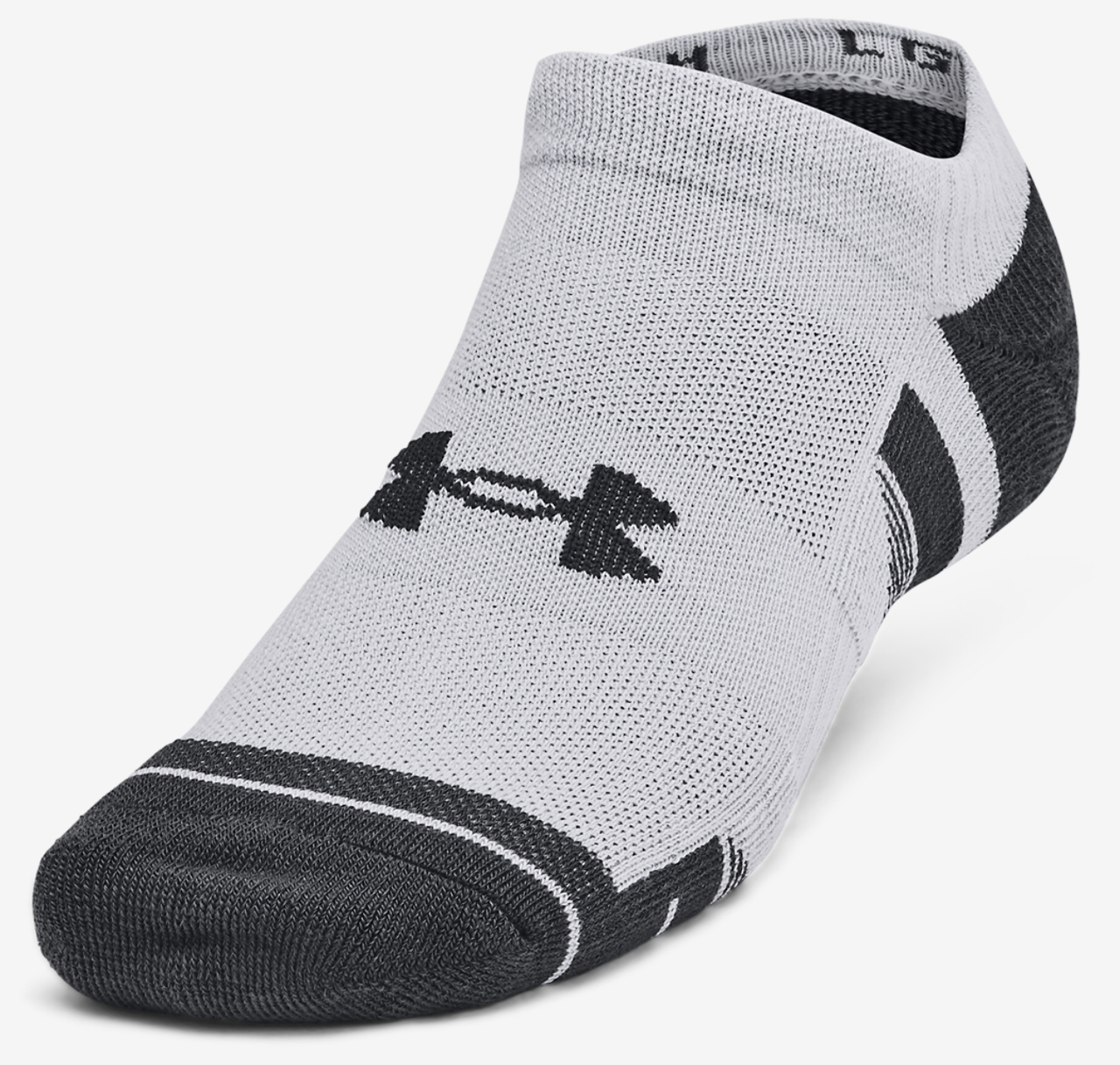 Under Armour Perf Tech 6 Pack No Show Socks Image 2 of 4. Tap to open photo gallery.