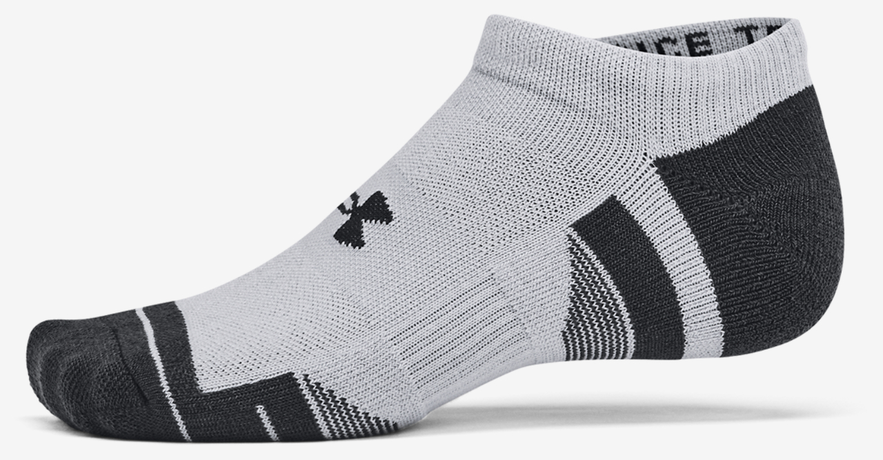 Under Armour Perf Tech 6 Pack No Show Socks Image 4 of 4. Tap to open photo gallery.