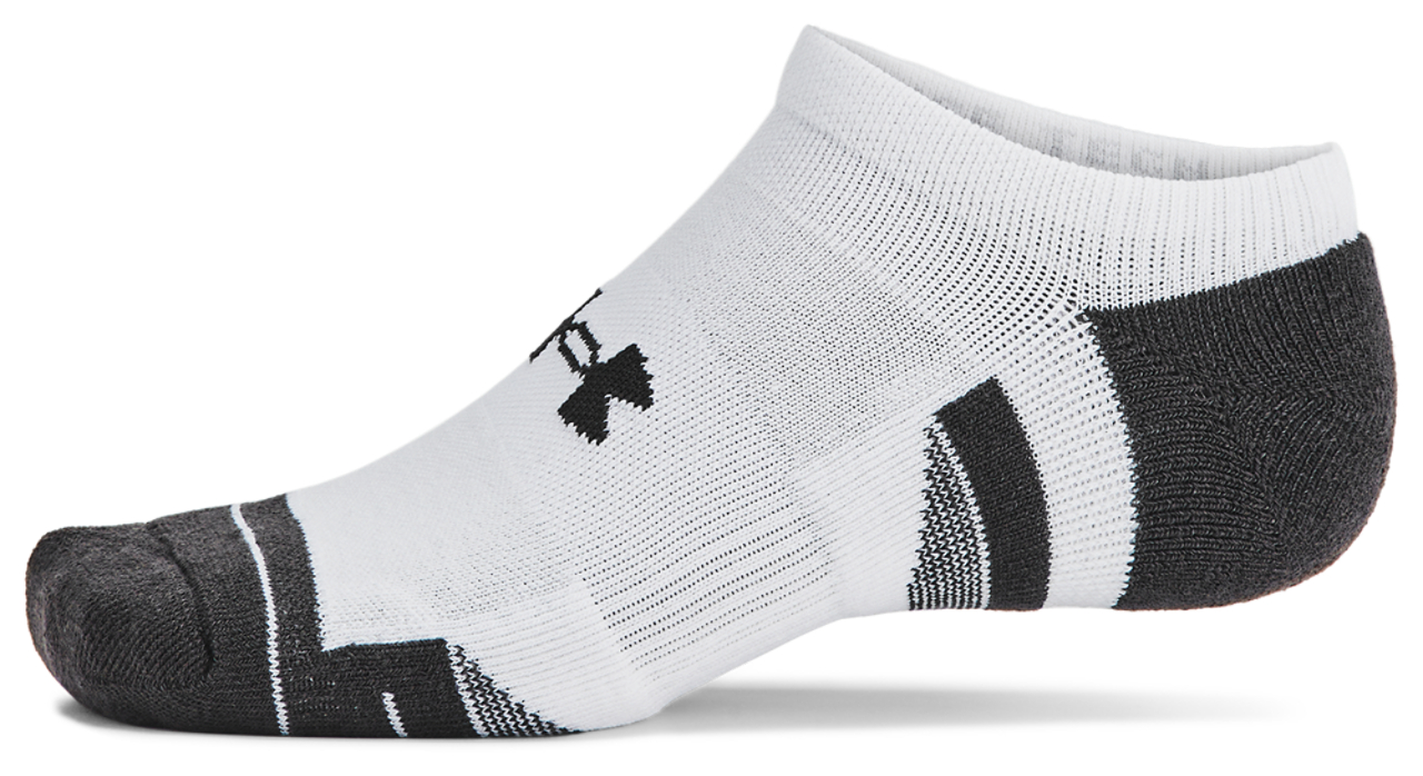 Under Armour Perf Tech 6 Pack No Show Socks Image 2 of 4. Tap to open photo gallery.