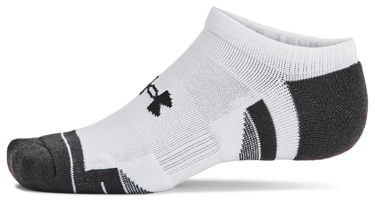 Under Armour Perf Tech 6 Pack No Show Socks Image 2 of 4. Tap to open photo gallery.