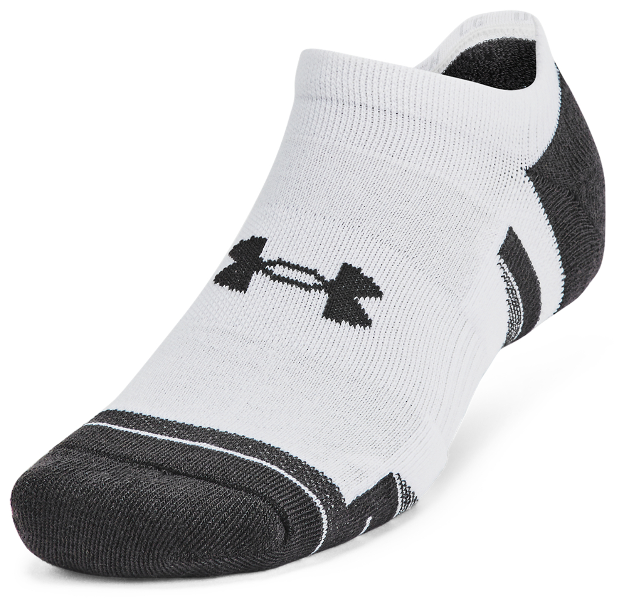 Under Armour Perf Tech 6 Pack No Show Socks Image 3 of 4. Tap to open photo gallery.