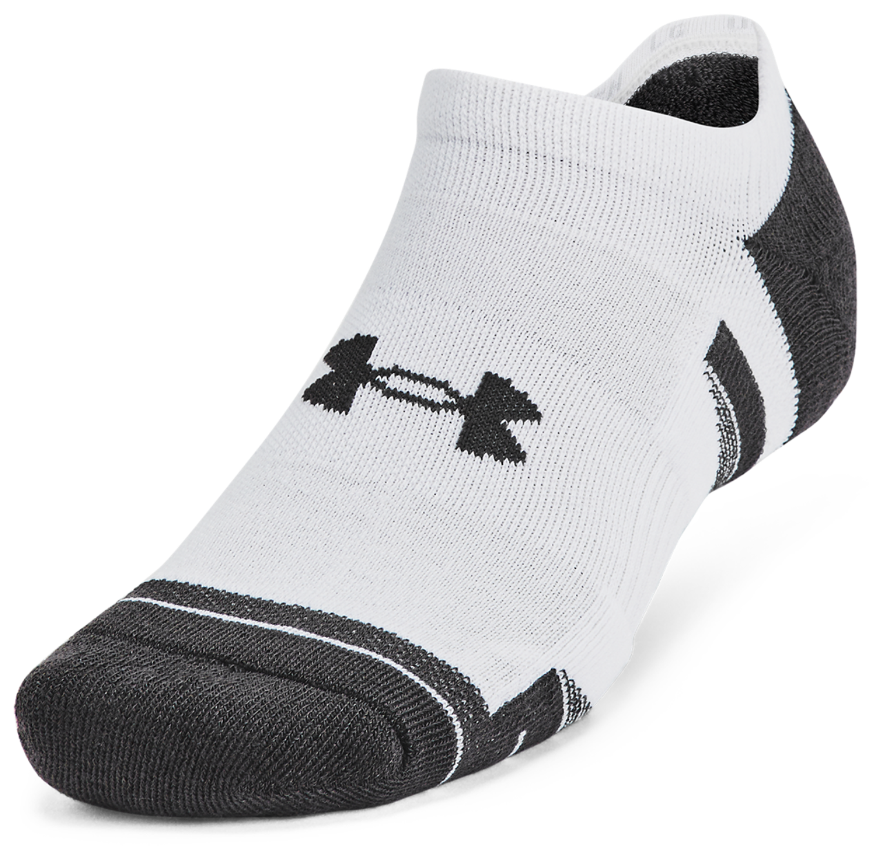 Under Armour Perf Tech 6 Pack No Show Socks Image 3 of 4. Tap to open photo gallery.