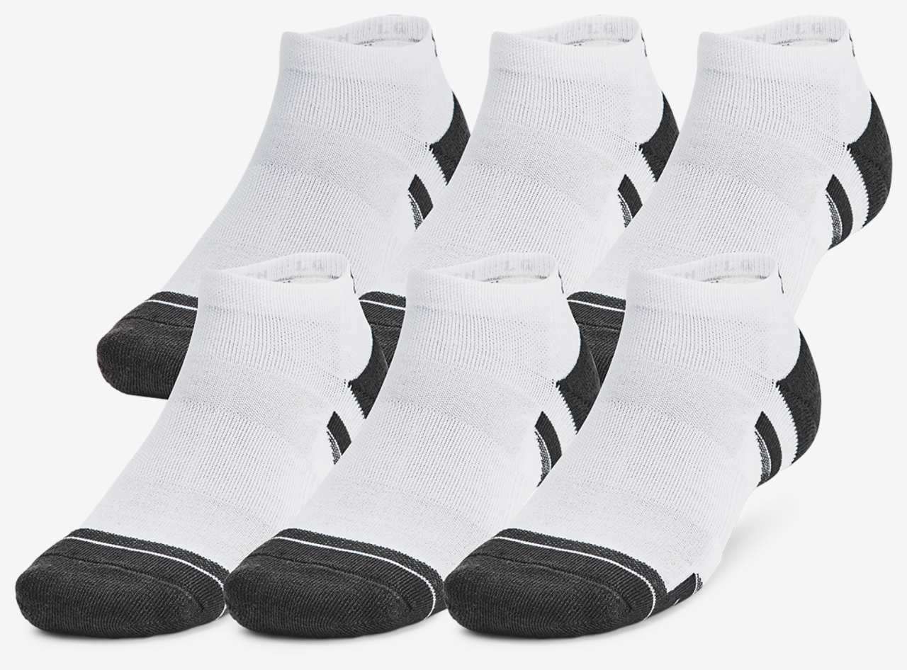 Under Armour Perf Tech 6 Pack Low Socks Image 1 of 4. Tap to open photo gallery.