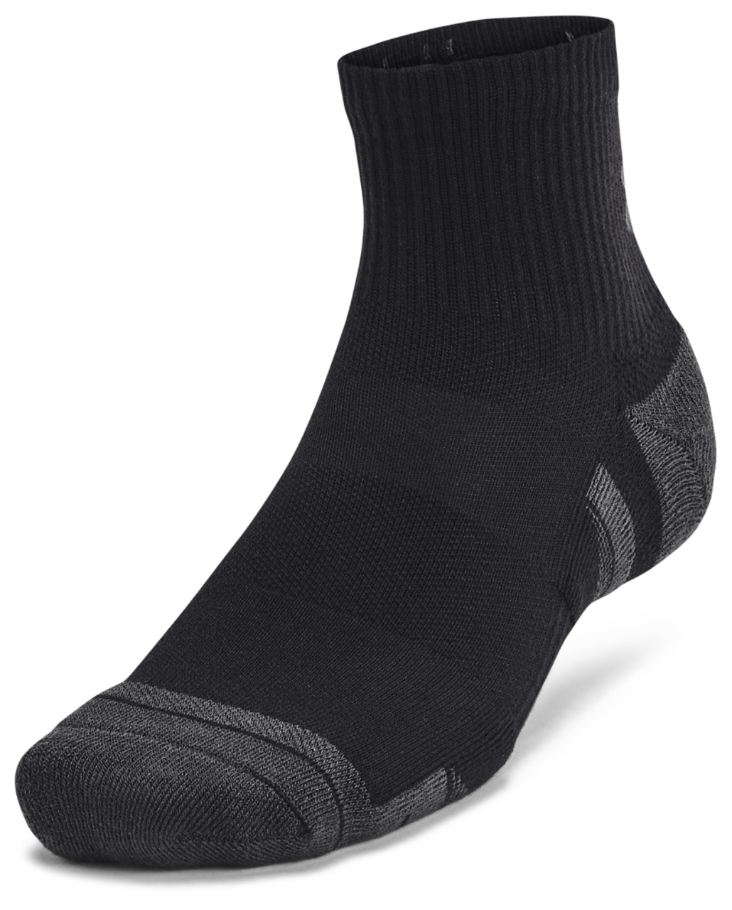 Under Armour Perf Tech 6 Pack Quarter Socks Image 3 of 4. Tap to open photo gallery.