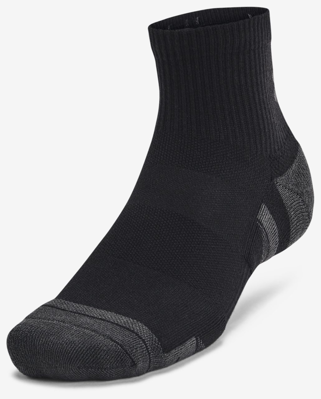 Under Armour Perf Tech 6 Pack Quarter Socks Image 3 of 4. Tap to open photo gallery.