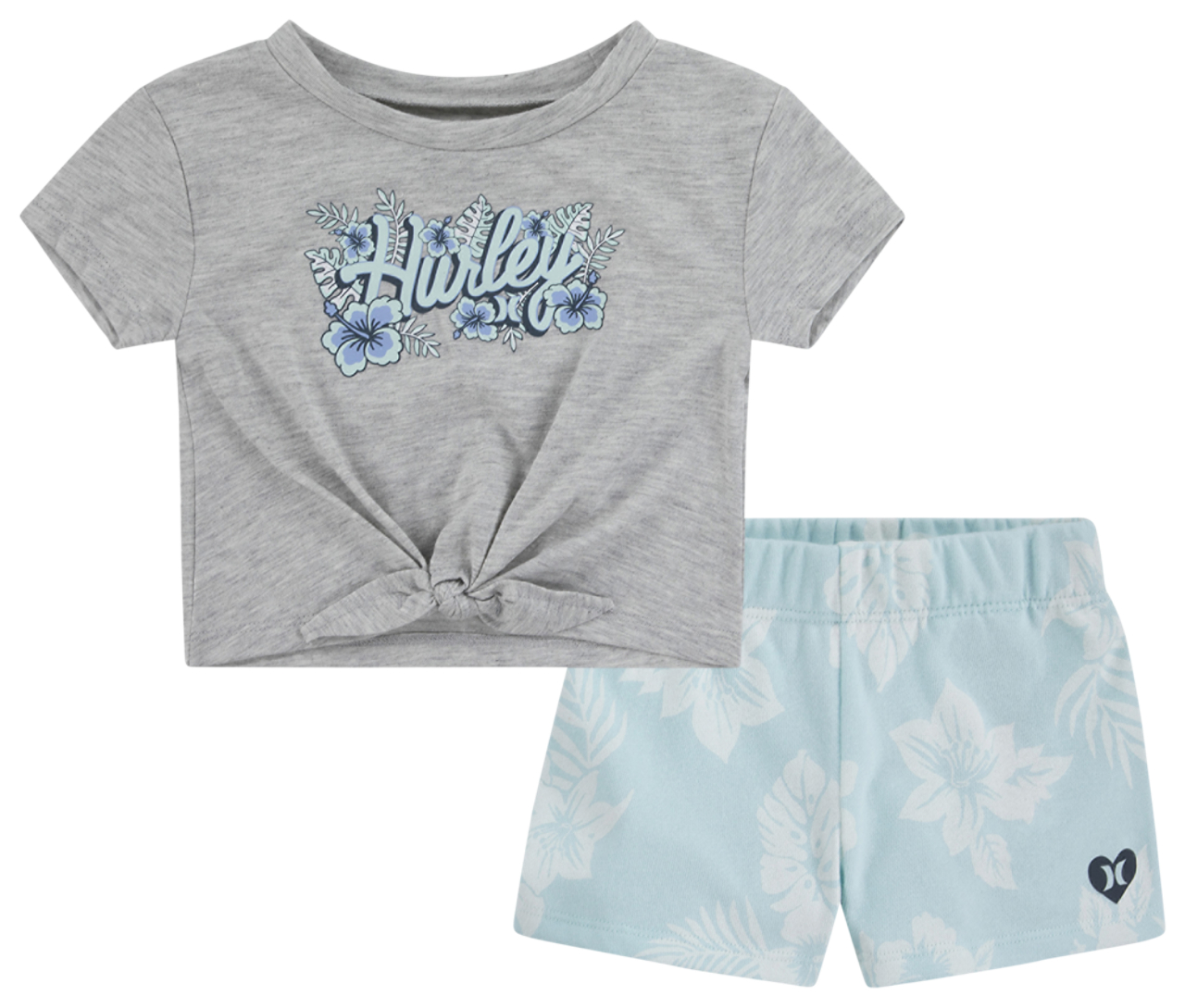 Hurley T-Shirt Shorts 2 Piece Set  Image 2 of 6. Tap to open photo gallery.