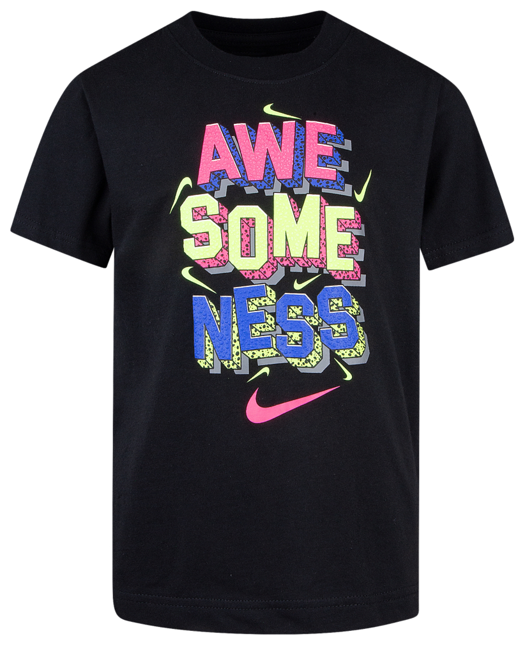 Nike Swoosh Speckle All Over Print T-Shirt Image 1 of 2. Tap to open photo gallery.